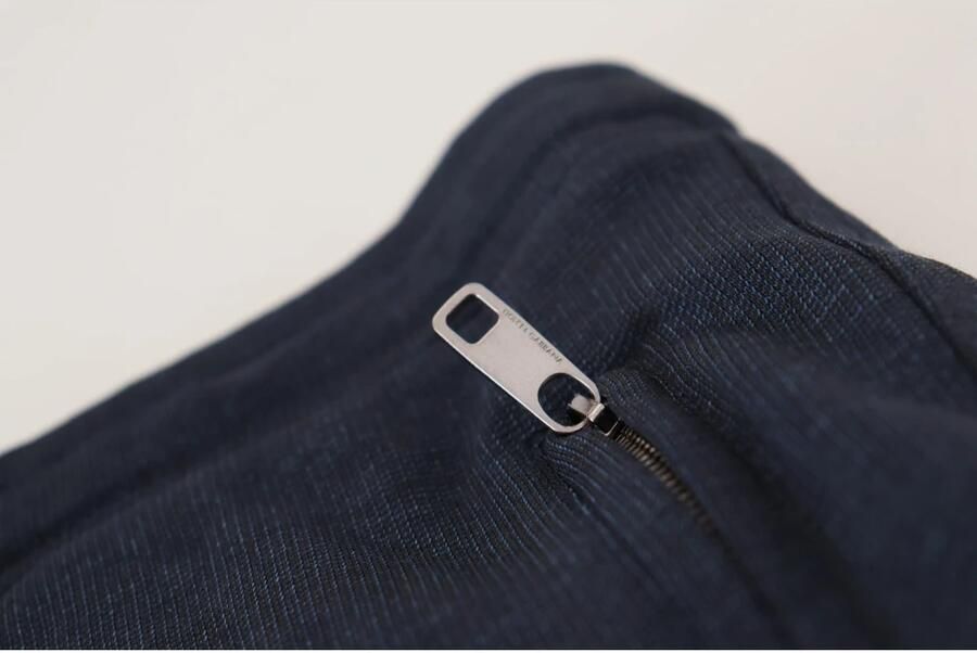 Dolce & Gabbana Blauwe Heren Sport Katoenen Sweatpants Broek Blue Heren