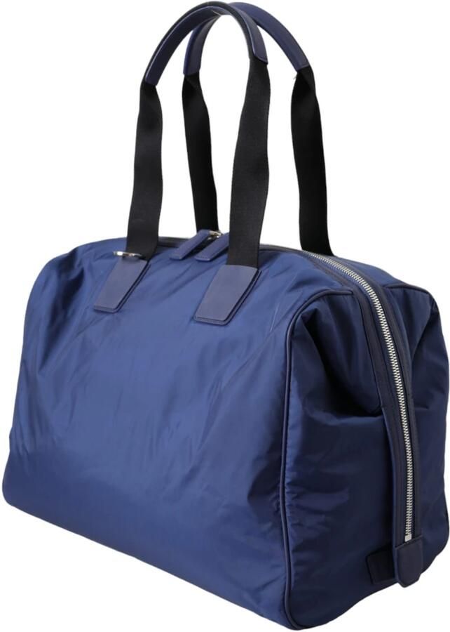 Dolce & Gabbana Blauwe Nylon-Kalfsleren Schoudertas Blue Heren - Foto 9