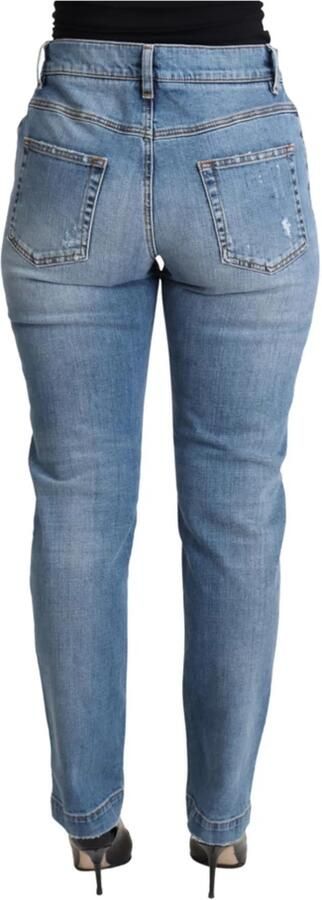 Dolce & Gabbana Modieuze en Comfortabele Katoenen Broeken & Jeans voor Vrouwen Blue Dames