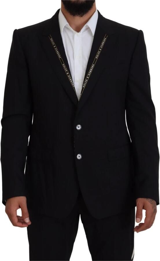 Dolce & Gabbana Klassieke Zwarte Single Breasted Blazer Black Heren - Foto 5