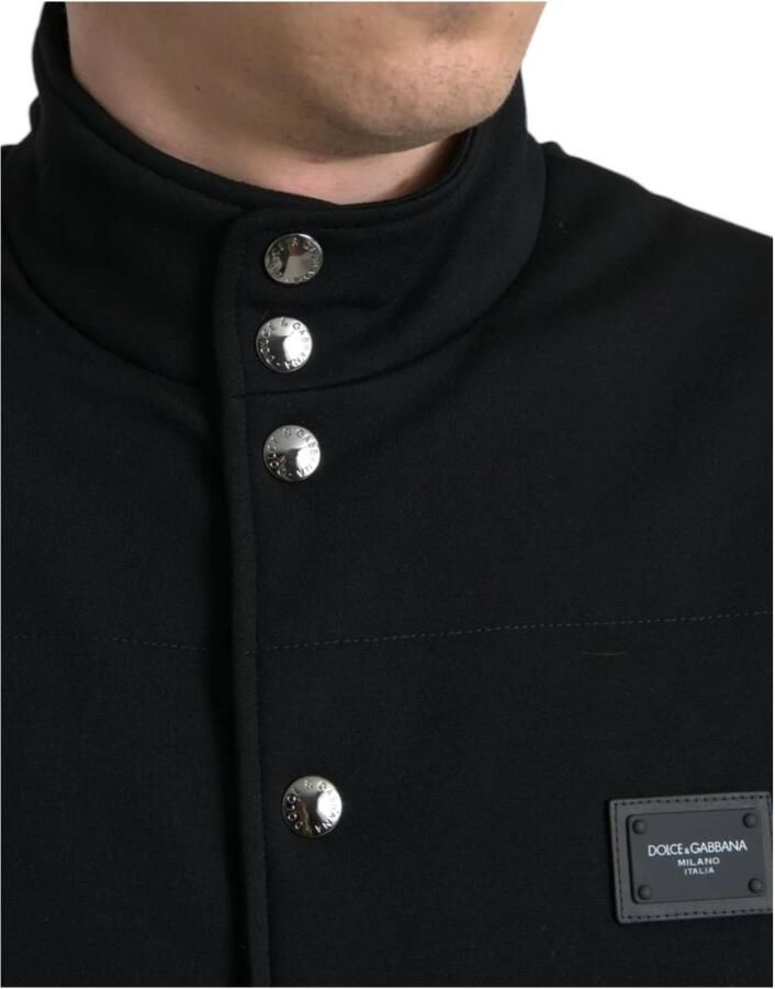 D&G Trainingsjack D&G Zwart gebreid vest G9IX5TG8SW2 - Foto 3
