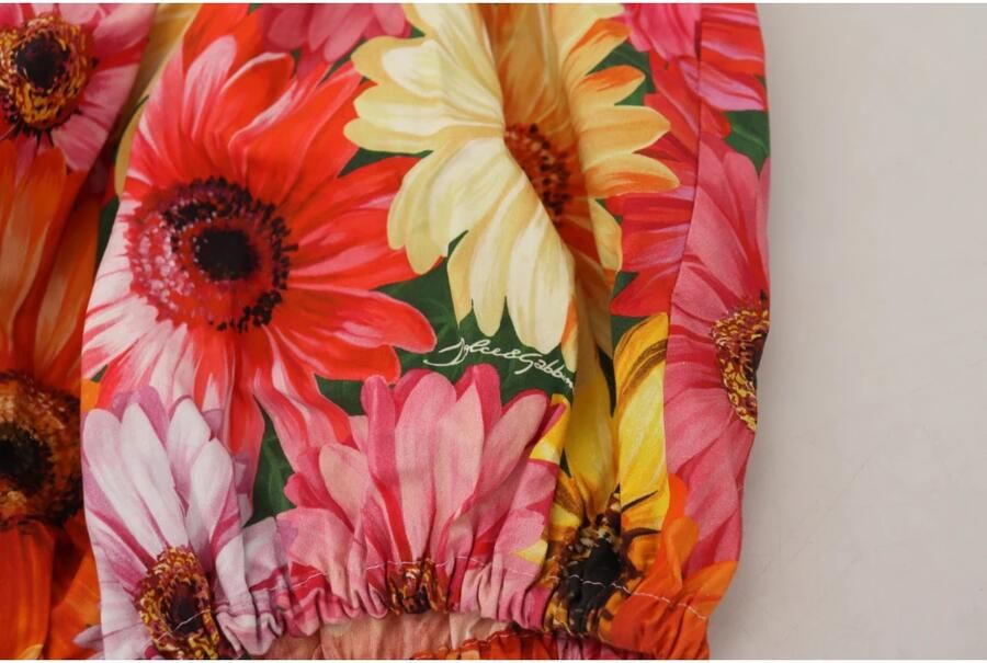 Dolce & Gabbana Bloemen Elegance Mouwloze Cropped Top Multicolor Dames - Foto 2