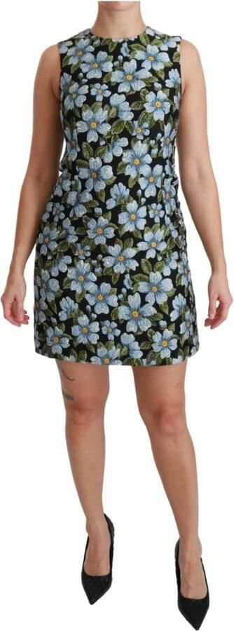 Dolce & Gabbana Prachtige Shift Mini Jurk met Bloemenprint Multicolor Dames - Foto 6