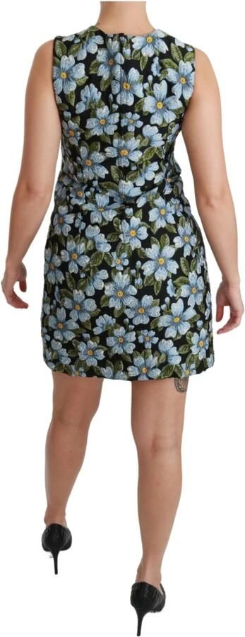 Dolce & Gabbana Prachtige Shift Mini Jurk met Bloemenprint Multicolor Dames - Foto 5