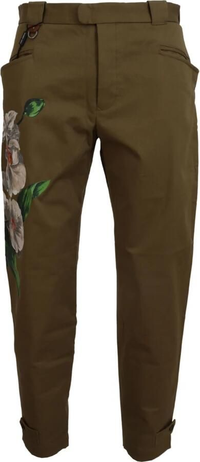 Dolce & Gabbana Gestructureerde Leren Crossbody Tas Green Heren - Foto 8