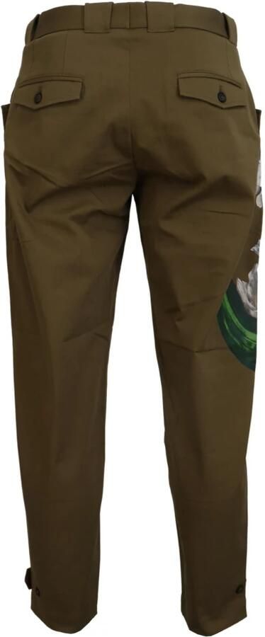 Dolce & Gabbana Gestructureerde Leren Crossbody Tas Green Heren - Foto 9