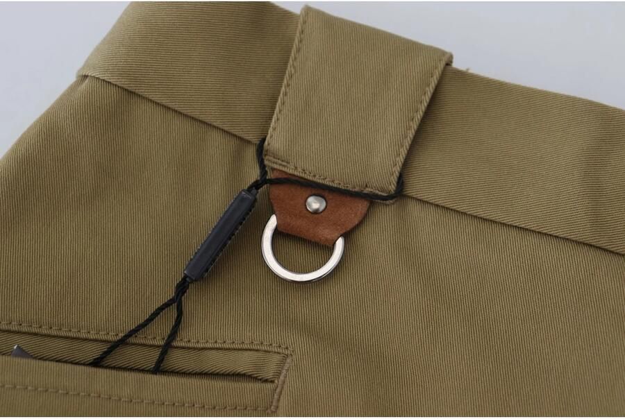 Dolce & Gabbana Gestructureerde Leren Crossbody Tas Green Heren