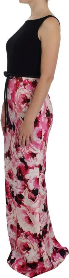 Dolce & Gabbana Bloemenprint Maxi Sheath Jurk Pink Dames - Foto 6
