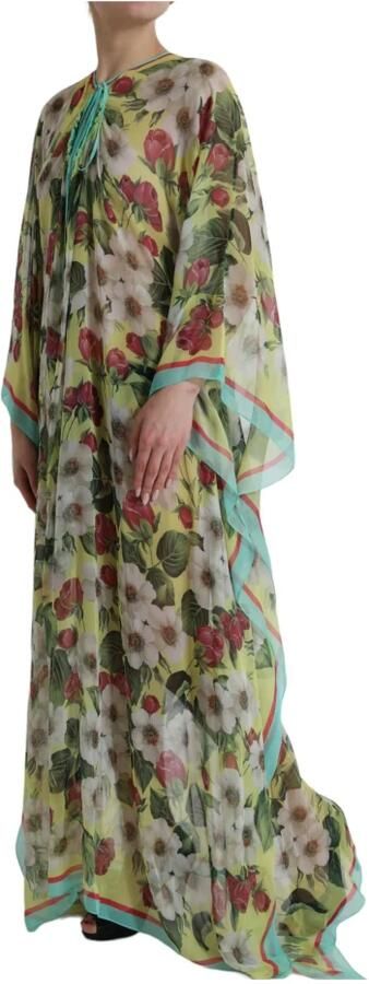 Dolce & Gabbana Bloemig zijden maxi-jurk Multicolor Dames - Foto 7