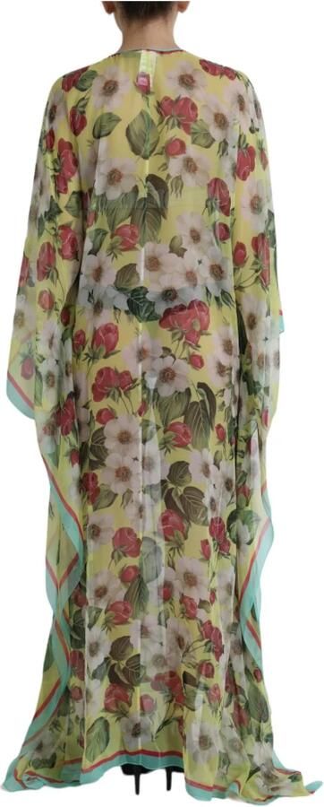 Dolce & Gabbana Bloemig zijden maxi-jurk Multicolor Dames - Foto 6