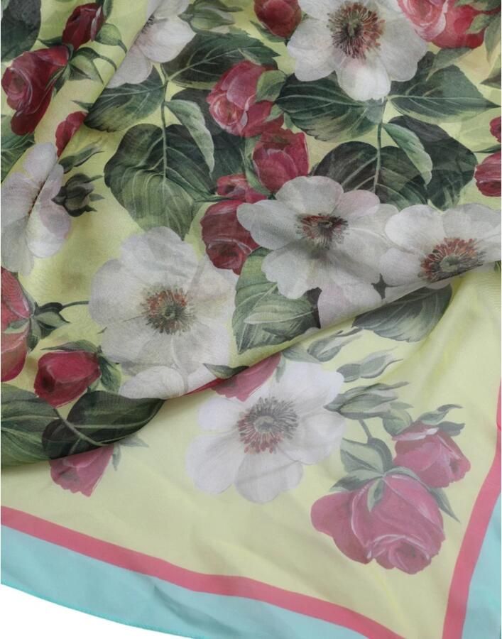 Dolce & Gabbana Bloemig zijden maxi-jurk Multicolor Dames - Foto 5