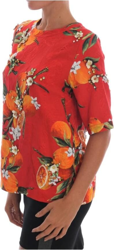 Dolce & Gabbana Opvallende Damesblouse Multicolor Maten It36 Xxs en It38 Xs-Xs Multicolor Dames - Foto 8