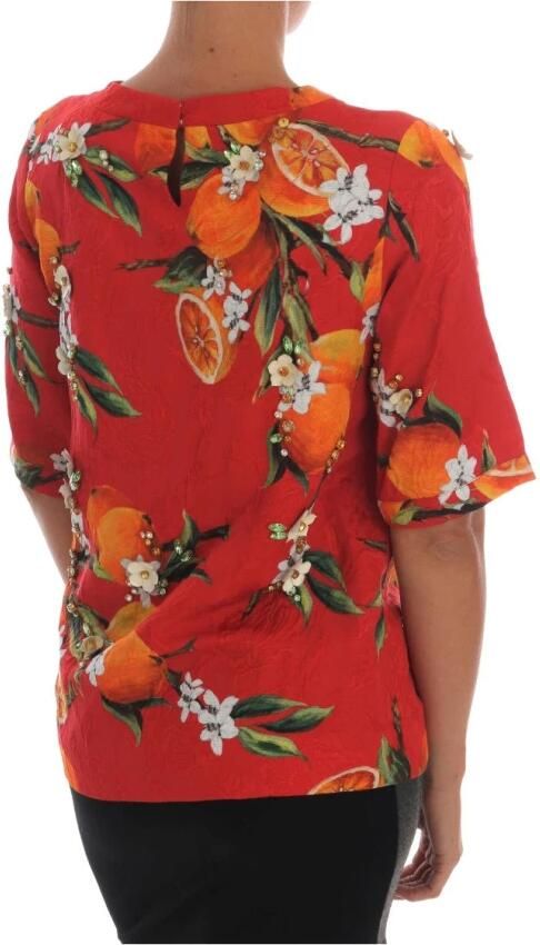 Dolce & Gabbana Opvallende Damesblouse Multicolor Maten It36 Xxs en It38 Xs-Xs Multicolor Dames - Foto 7