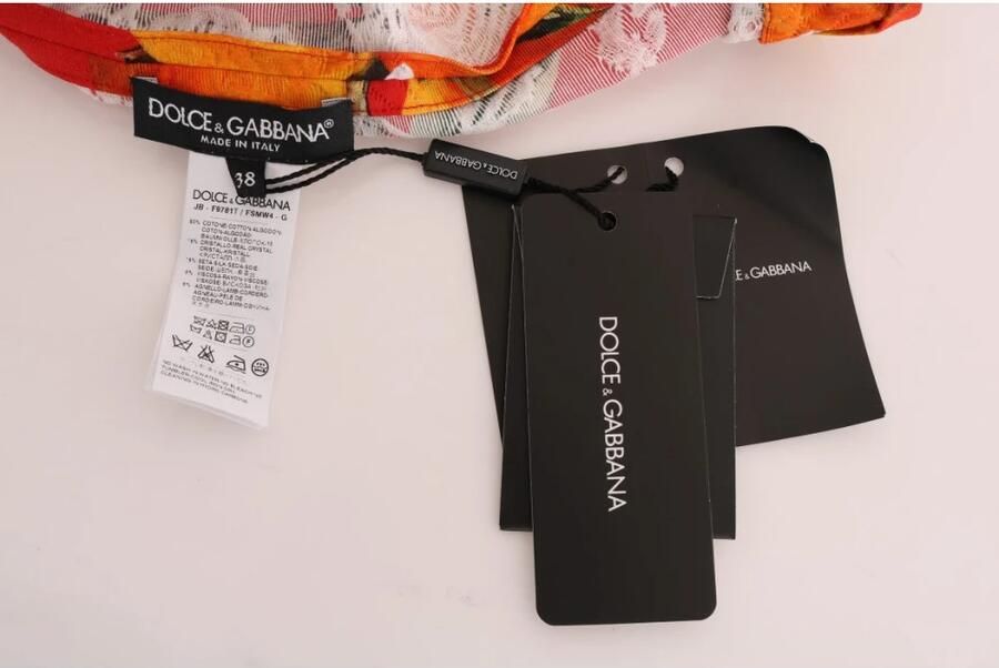 Dolce & Gabbana Opvallende Damesblouse Multicolor Maten It36 Xxs en It38 Xs-Xs Multicolor Dames - Foto 5