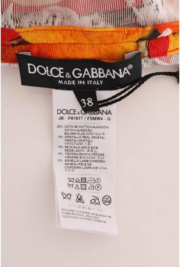 Dolce & Gabbana Opvallende Damesblouse Multicolor Maten It36 Xxs en It38 Xs-Xs Multicolor Dames - Foto 3