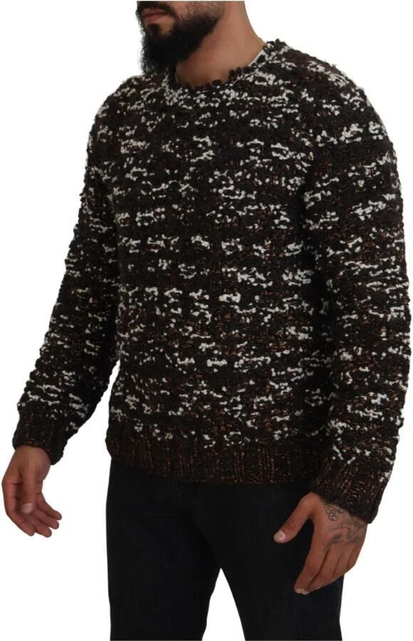 Dolce & Gabbana Handgemaakte Pullover Trui in Bruin Brons Brown Heren - Foto 5