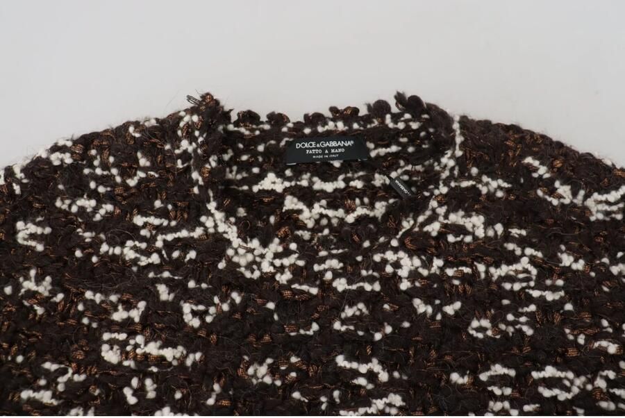 Dolce & Gabbana Handgemaakte Pullover Trui in Bruin Brons Brown Heren - Foto 3