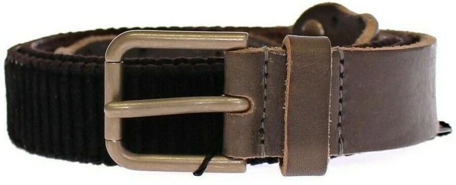 Dolce & Gabbana Luxe Bruin Leren Logo Riem Brown - Foto 7