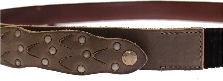 Dolce & Gabbana Luxe Bruin Leren Logo Riem Brown - Foto 5
