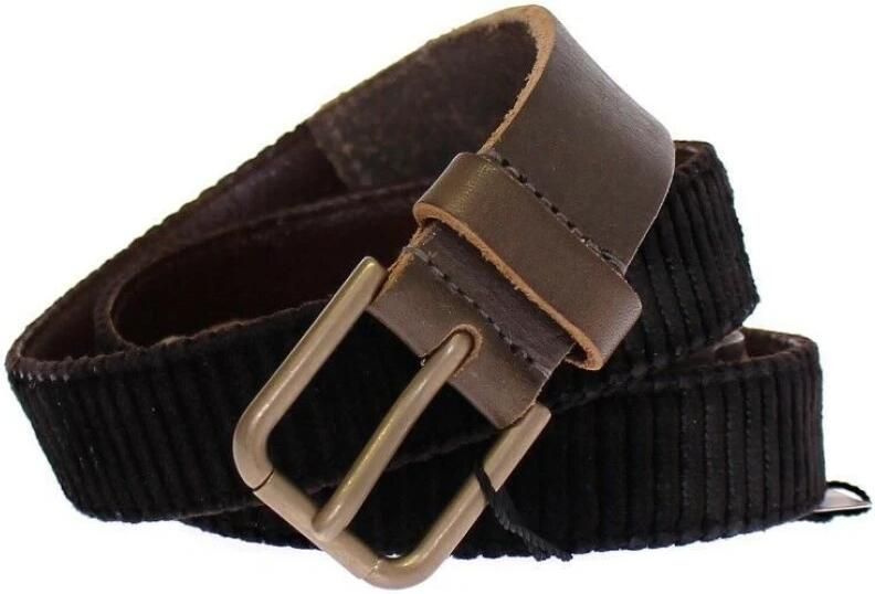 Dolce & Gabbana Luxe Bruin Leren Logo Riem Brown