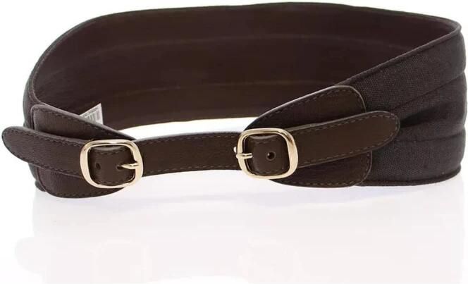 Dolce & Gabbana Bruin leren logo taille riem Brown Dames - Foto 4