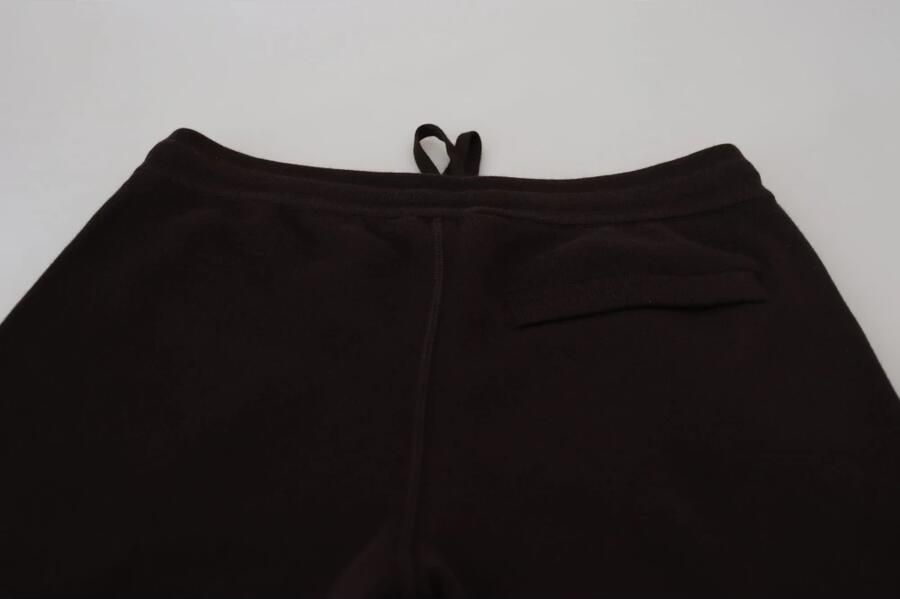 Dolce & Gabbana Brown Cashmere Trousers Bottoms Drawstring Pants Bruin Heren - Foto 2