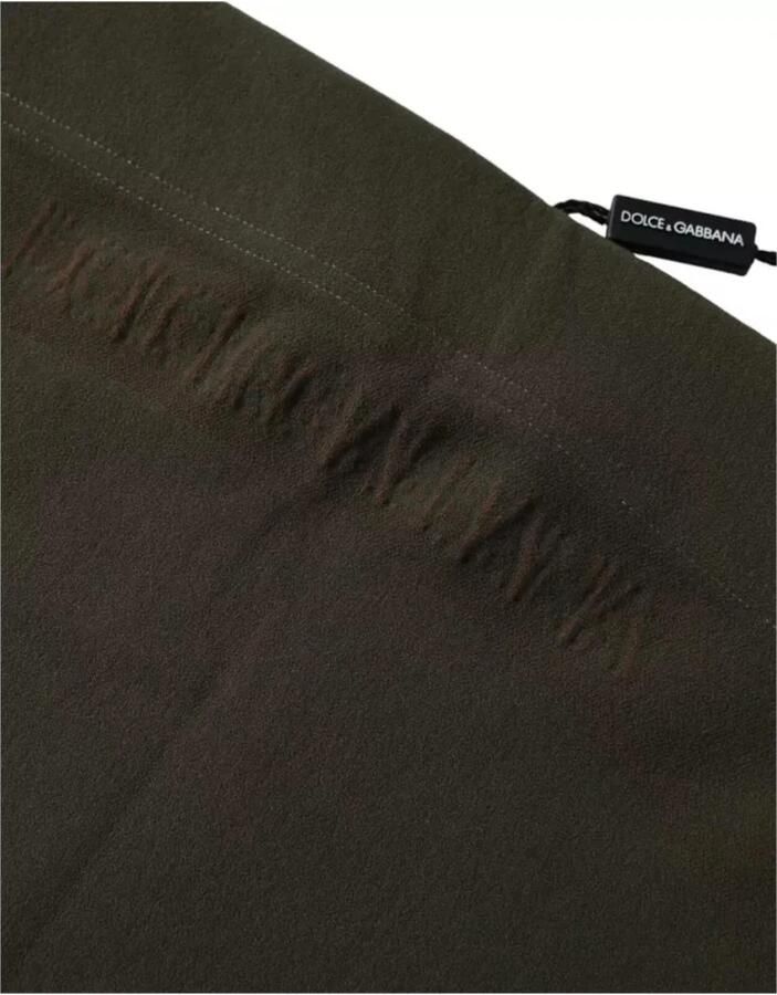 Dolce & Gabbana Bruine Katoenen Boxershorts met Elastische Tailleband Brown Heren