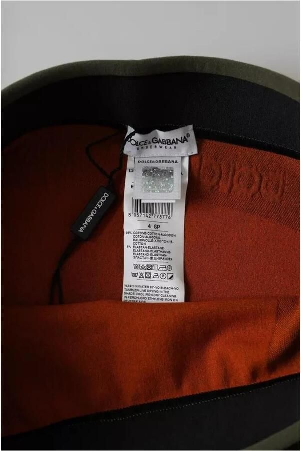 Dolce & Gabbana Bruine Katoenen Boxershorts met Elastische Tailleband Brown Heren - Foto 2