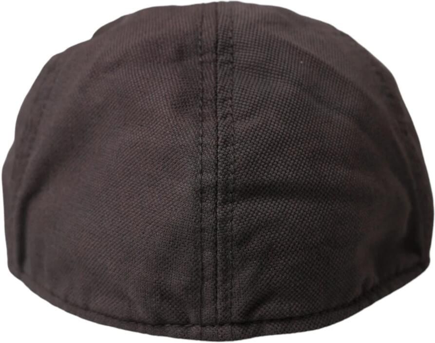Dolce & Gabbana Bruine Nylon Newsboy Cap Brown Heren - Foto 3