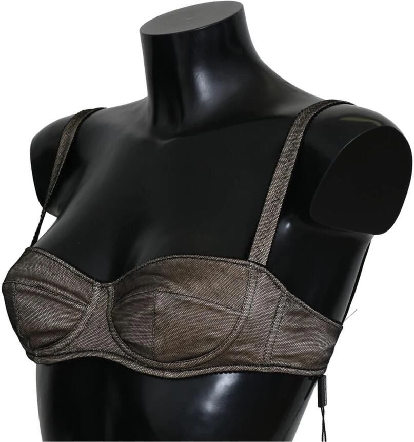 Dolce & Gabbana Exclusieve Bruine Gestreepte News Hoed Brown