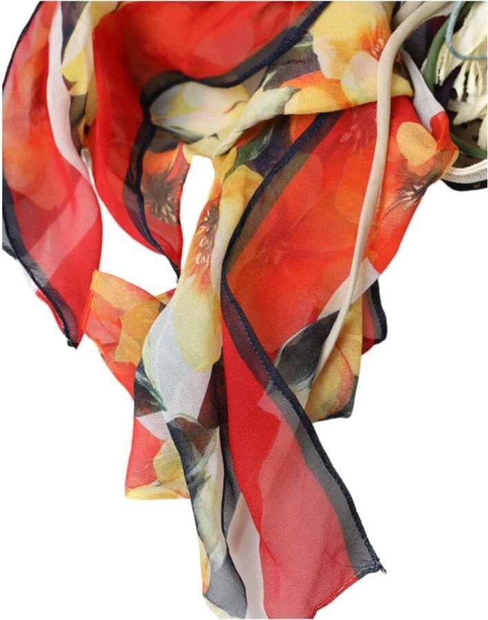 Dolce & Gabbana Bruine strooien zonnehoed met bloemenprint Multicolor Dames - Foto 3