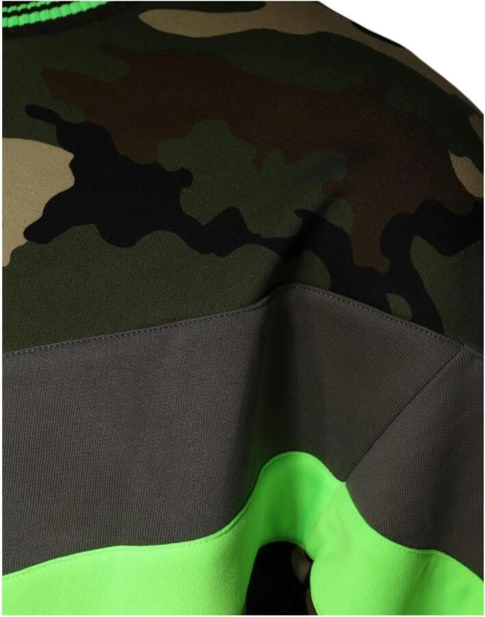 Dolce & Gabbana Camouflage Logo Pullover Sweatshirt Multicolor Heren - Foto 3