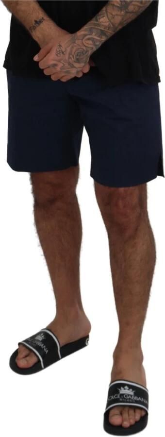 Dolce & Gabbana Blauwe Chino Shorts Authentiek Nieuw met Labels Blauw Heren - Foto 3