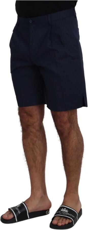 Dolce & Gabbana Blauwe Chino Shorts Authentiek Nieuw met Labels Blauw Heren