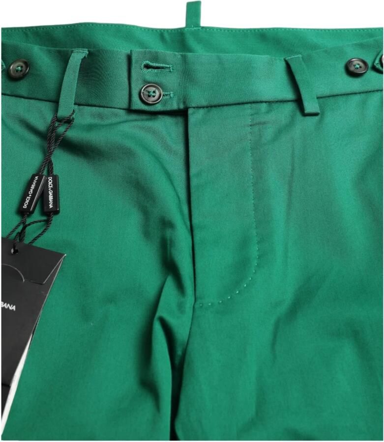 D&G Korte Broek D&G Classic Fit Groene Shorts