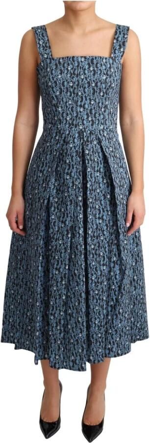 Dolce & Gabbana Chique A-lijn jurk met blauw hart Blue Dames - Foto 4