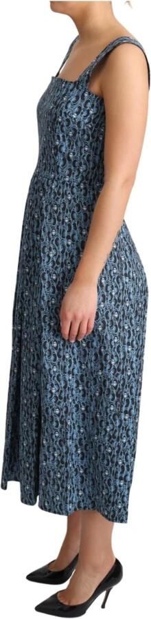 Dolce & Gabbana Chique A-lijn jurk met blauw hart Blue Dames - Foto 3