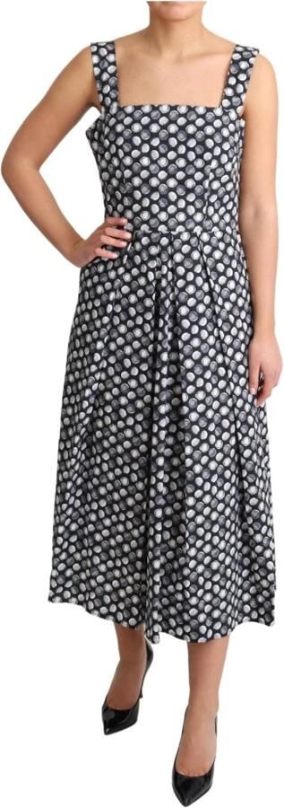 Dolce & Gabbana Comfortabele en stijlvolle katoenen jurk Blue Dames - Foto 2