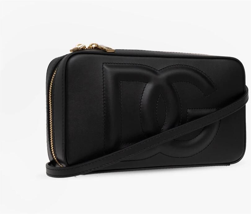 Dolce & Gabbana Schoudertas met Gouden Hardware en Afneembare Band Black Dames - Foto 6