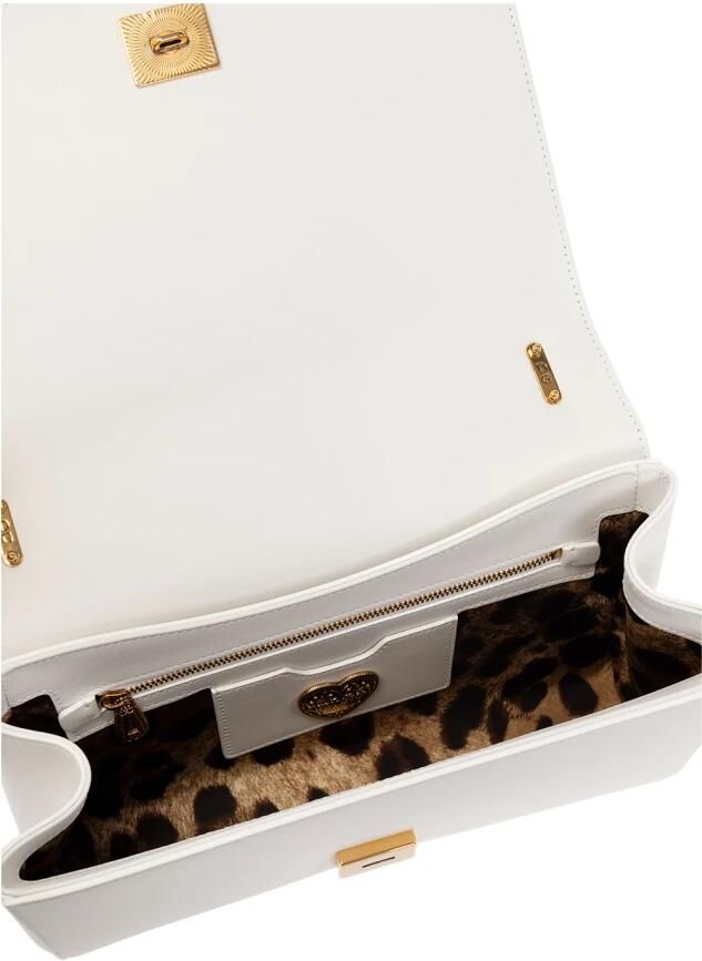 Dolce&Gabbana Crossbody bags Large Devotion Bag in Quilted Nappa Leather in wit - Foto 4