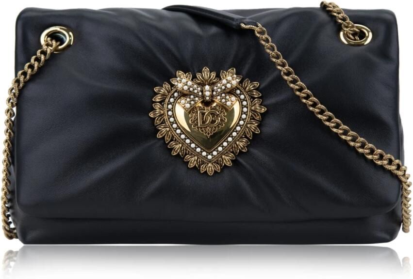 Dolce & Gabbana Soft Devotion Crossbody Tas met DG Heilig Hart Black Dames - Foto 2