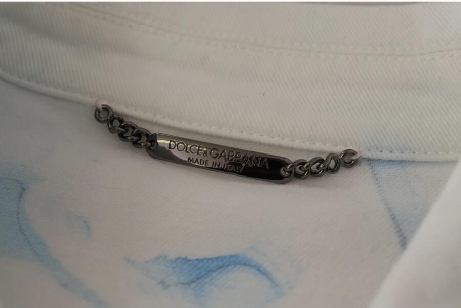 Dolce & Gabbana Stijlvolle Heren Katoenen Jas & Jas White Heren - Foto 4