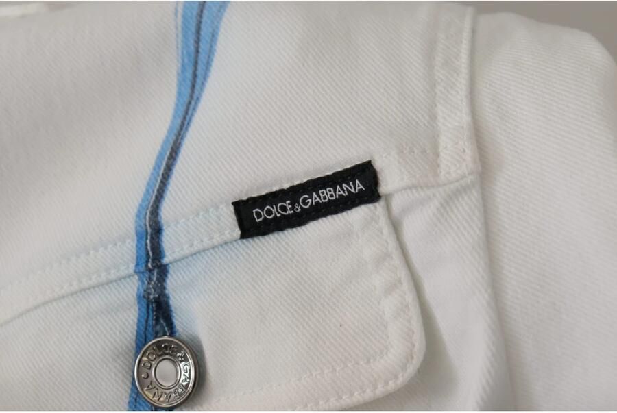 Dolce & Gabbana Stijlvolle Heren Katoenen Jas & Jas White Heren - Foto 3