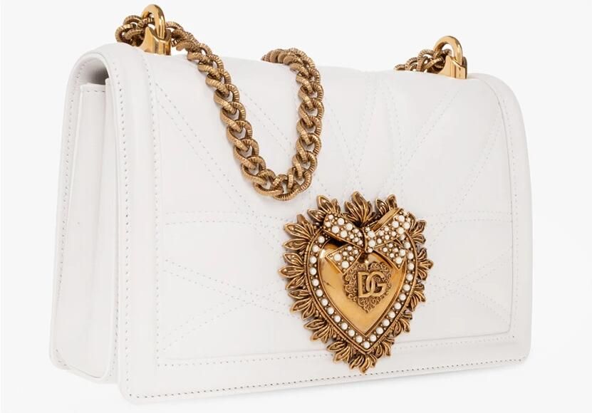 Dolce&Gabbana Crossbody bags Devotion Matelasse Quilted Shoulder Bag in wit - Foto 6