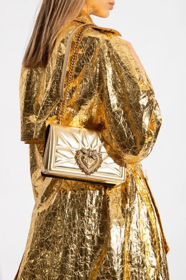 Dolce & Gabbana Gouden Tassen Stijlvolle Collectie Beige Dames - Foto 5