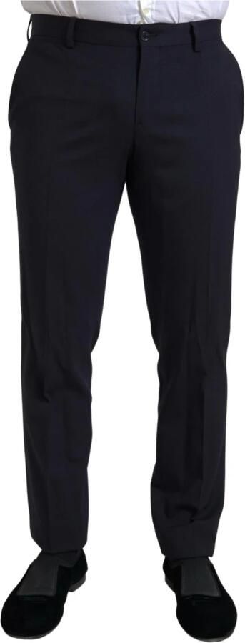 Dolce & Gabbana Donker Slim Fit Pak uit de Martini Collectie Blue Heren - Foto 7