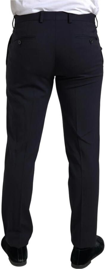 Dolce & Gabbana Donker Slim Fit Pak uit de Martini Collectie Blue Heren - Foto 5