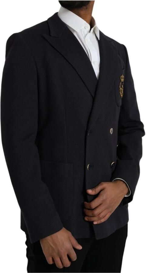D&G Kostuum D&G Blazer met dubbele rij knopen getextureerd weefsel - Foto 8