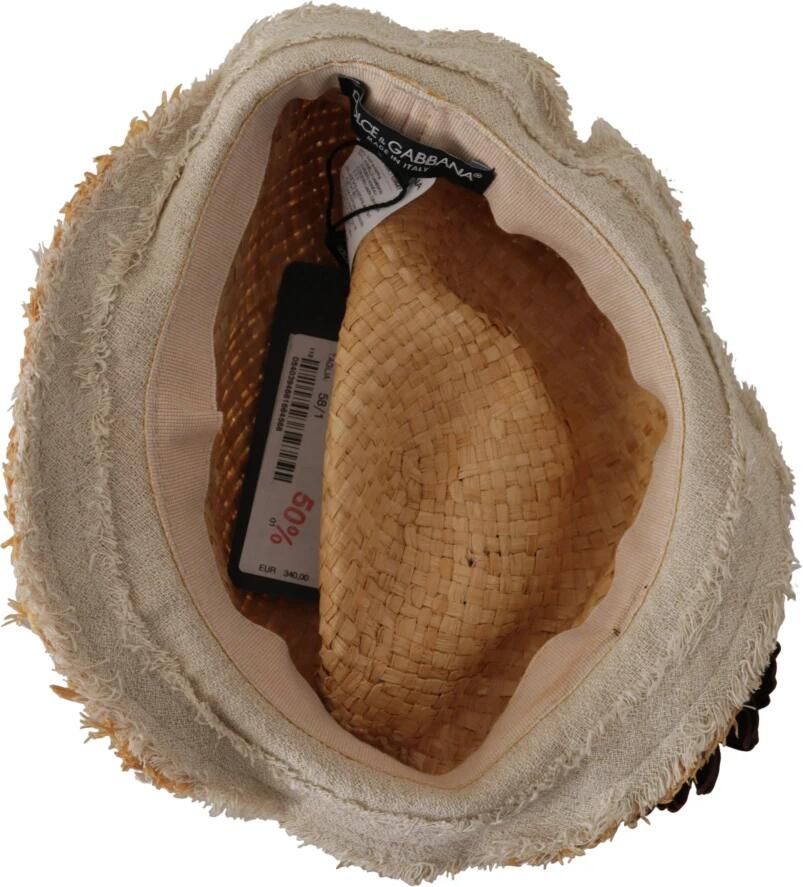 Dolce & Gabbana Elegante Bloe Crewneck Tee voor nen Multicolor