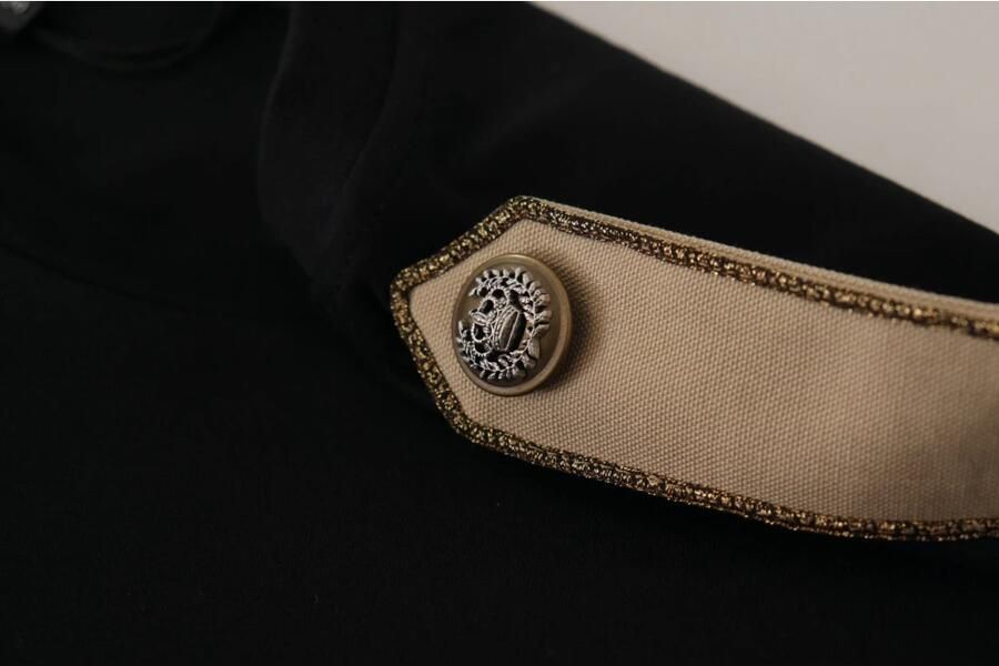 Dolce & Gabbana Zwarte Logo Motief Crewneck Katoenen T-shirt Zwart Heren - Foto 4